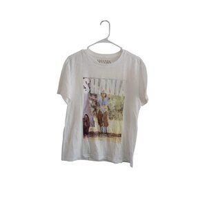 Lucky Brand Shania Twain Womens Small Graphic Concert Short Sleeve T-shirt Tee